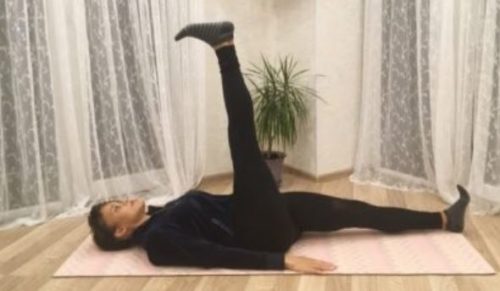 modified fifer scissor keep one foot on the ground
