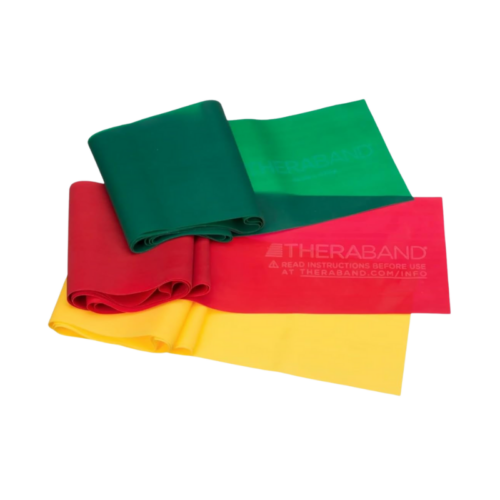 therabands latex long resistance bands